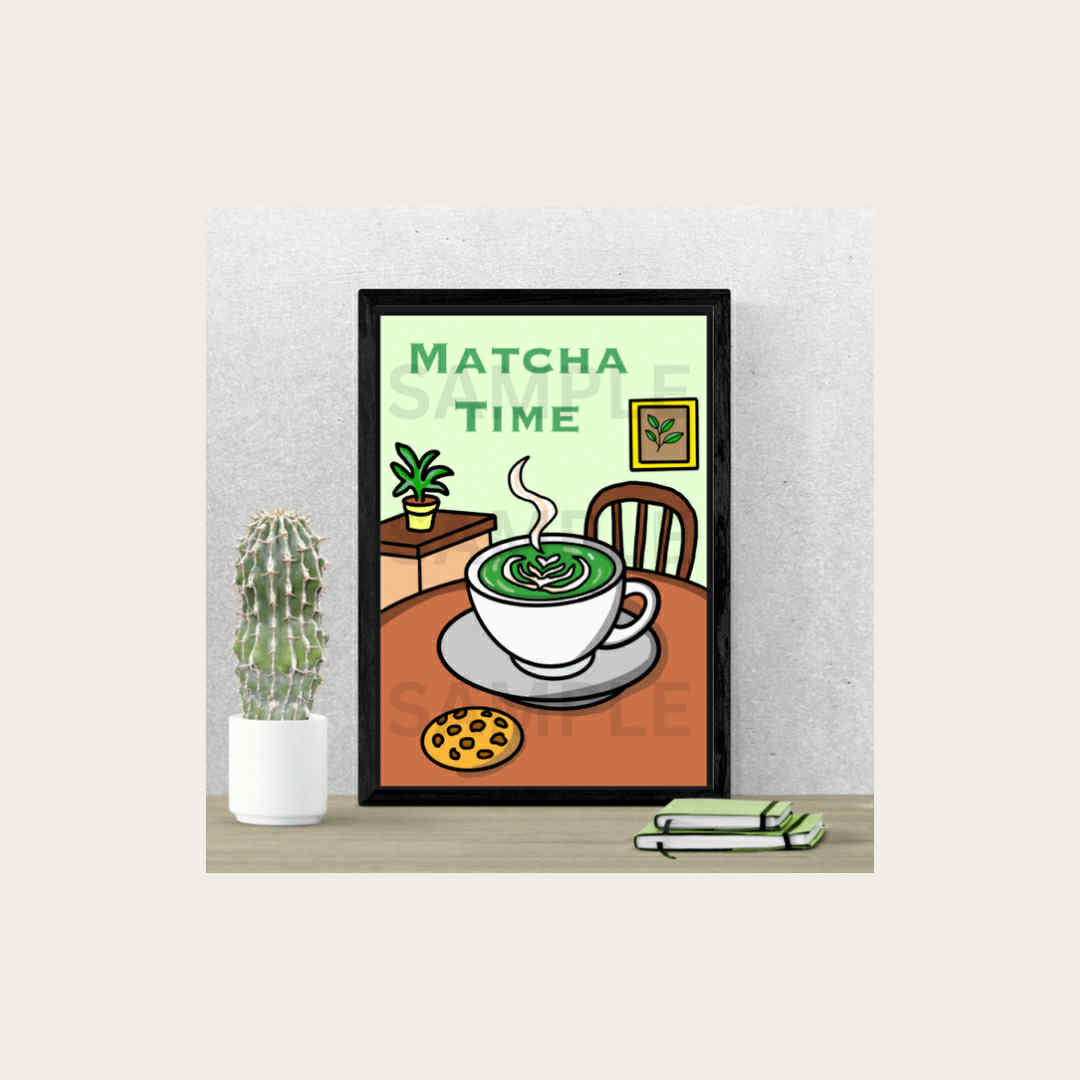 Matcha Station Artwork (A3 Digital Download)