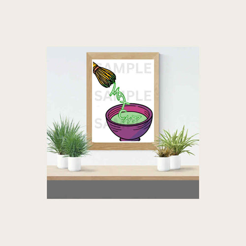 Matcha Station Artwork (A3 Digital Download)